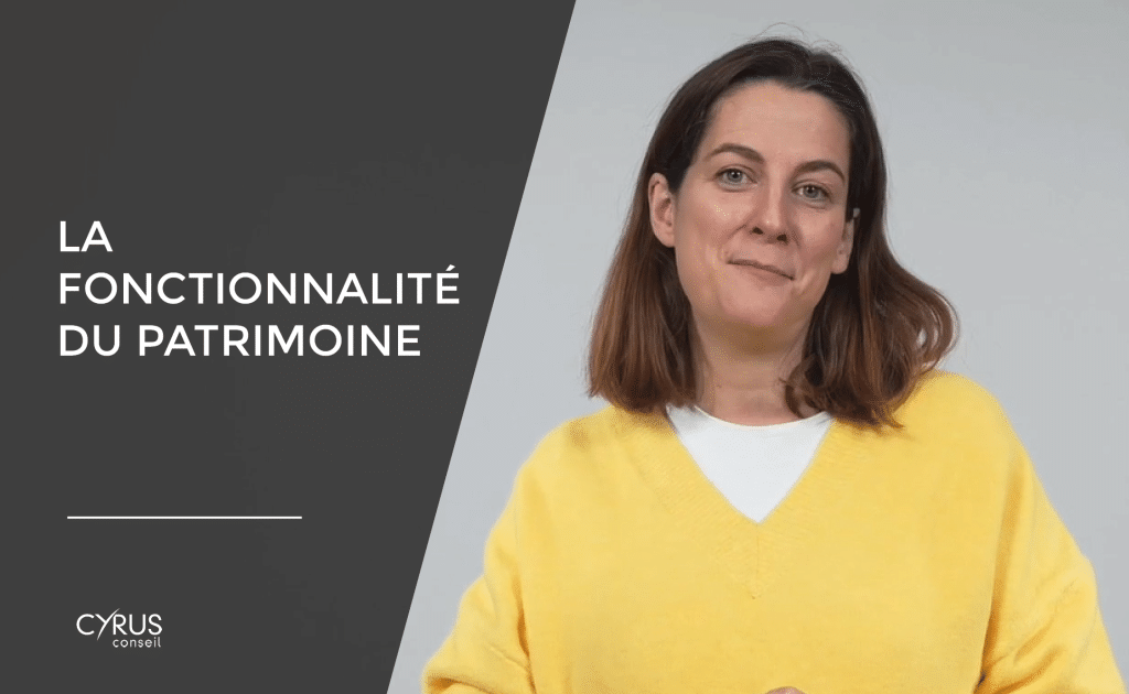 La fonctionnalité du patrimoine